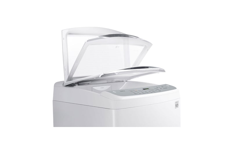 LG غسالة ملابس ذات تعبئة علوية بسعة 11 كيلوجرام، لون أبيض، حركة العاكس الذكية، تشخيص ذكي, WTSV11BW