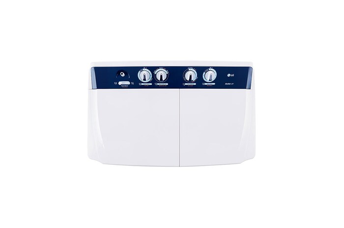 LG غسالة حوض مزدوج | سعة 10.5 كجم | مزودة بتقنية Roller Jet Pulsator, WTT1108OW