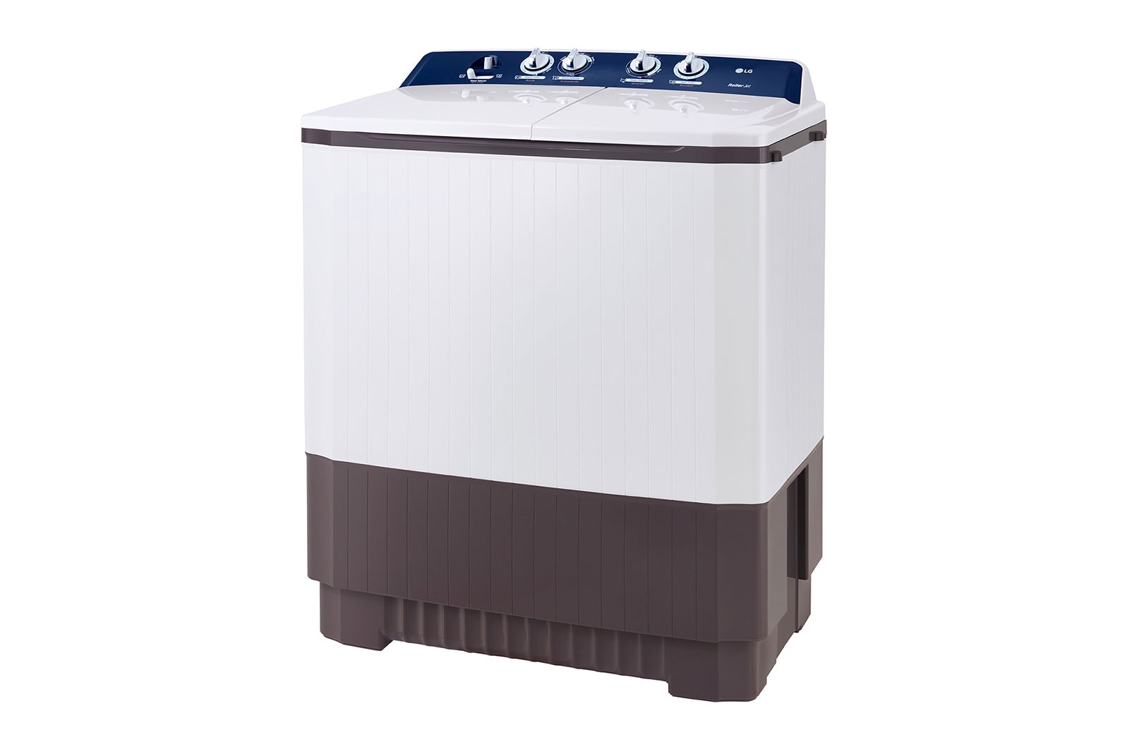 LG غسالة حوض مزدوج | سعة 10.5 كجم | مزودة بتقنية Roller Jet Pulsator, WTT1108OW