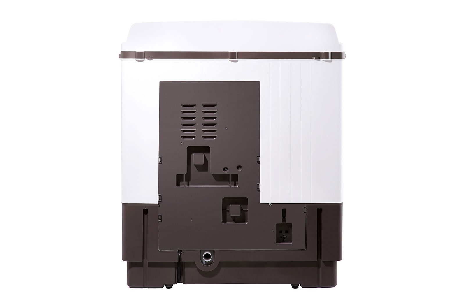 LG غسالة حوض مزدوج | سعة 10.5 كجم | مزودة بتقنية Roller Jet Pulsator, WTT1108OW