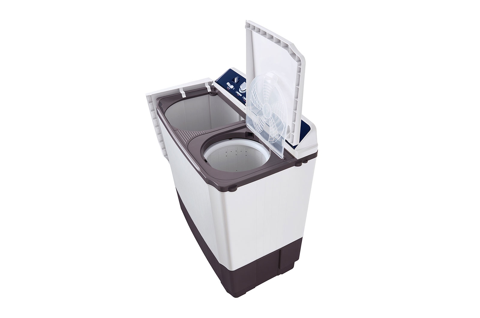 LG غسالة حوض مزدوج | سعة 10.5 كجم | مزودة بتقنية Roller Jet Pulsator, WTT1108OW