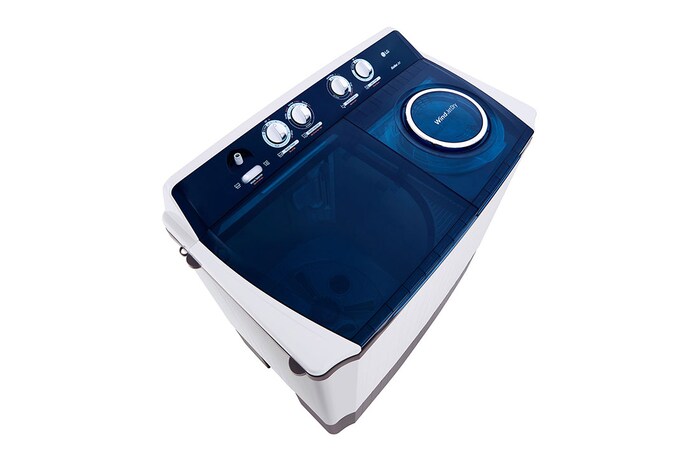LG | حوض مزدوج سعة 12 كجم | مزودة بتقنية Roller Jet Pulsator, WTT1210TW