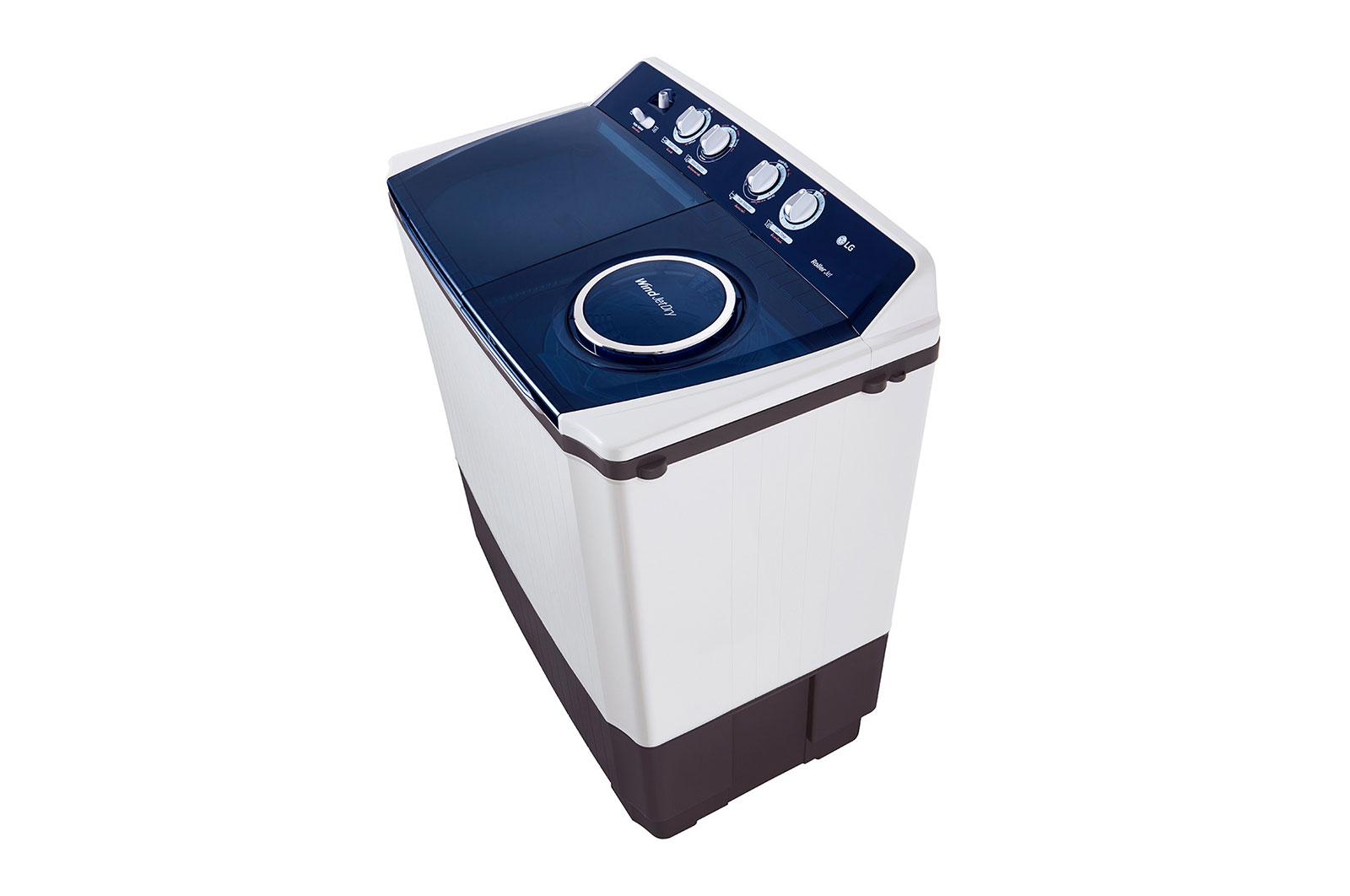 LG | حوض مزدوج سعة 12 كجم | مزودة بتقنية Roller Jet Pulsator, WTT1210TW