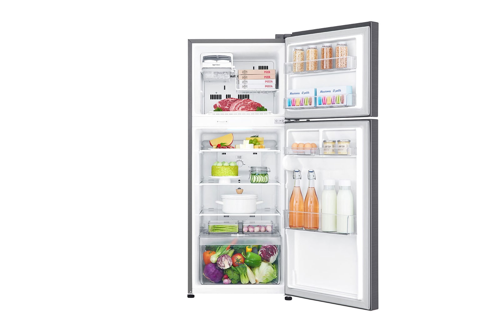 Front all door open with food