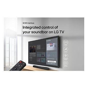 USP card: WOW Interface Integrated control of your soundbar on LG TV