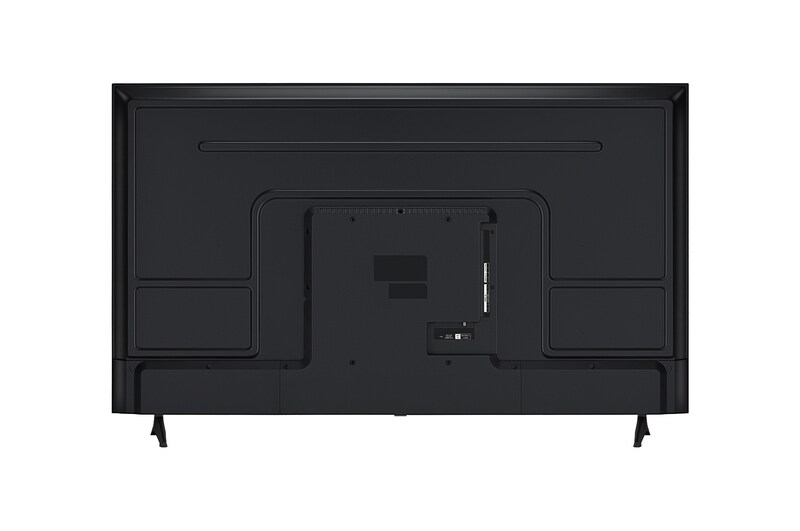Rear view of LG UHD UA73 TV.