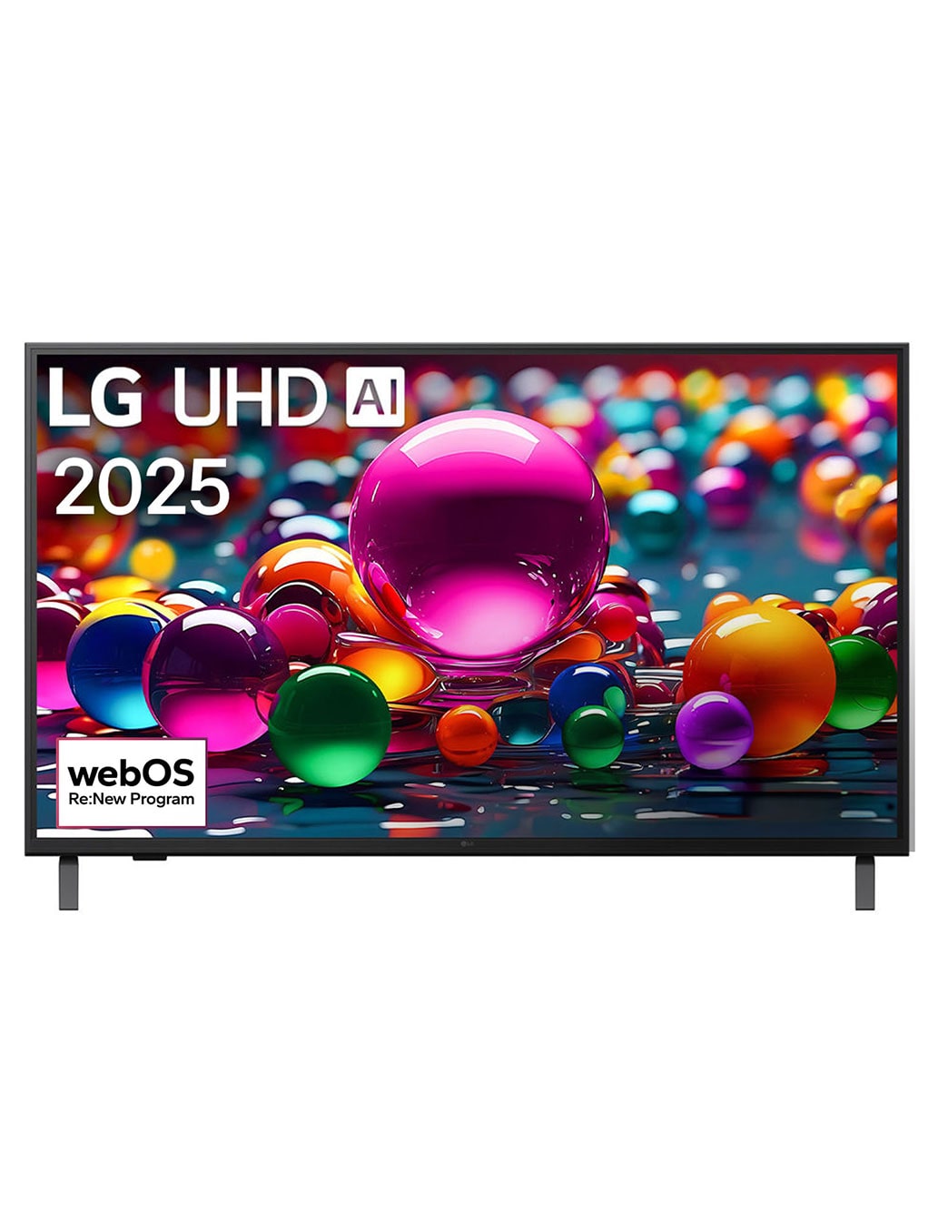 43 inch LG UHD AI UA80 4K Smart TV HDR10 webOS25 2025