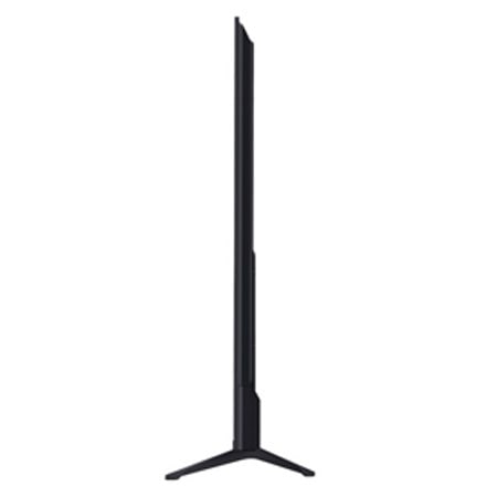 Left-facing side view of LG UHD UA75 TV.