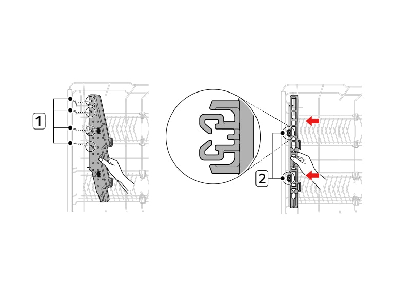 How to Install the Knife/Scissors Holder