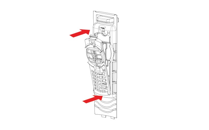 Replace the filter to the original position