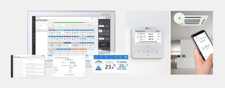 Connectivity to home appliances with ThinQ.