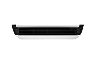LG Ceiling Mounted Cassette, square shape, is displayed.	