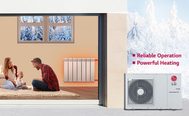 Warm house with Therma V Silent Monobloc