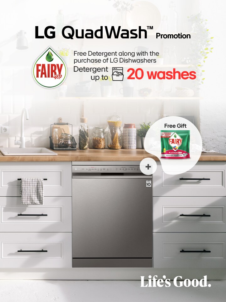 Free Detergent along with LG Dishwashers