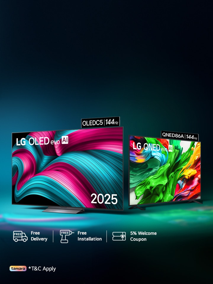 Be the first to own the latest OLED, QNED & UHD models.