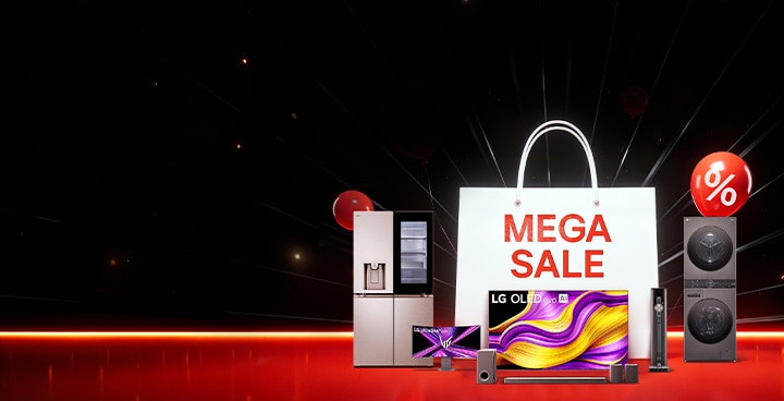 Enjoy Mega Sales with LG up to 50% OFF & additional Discounts 