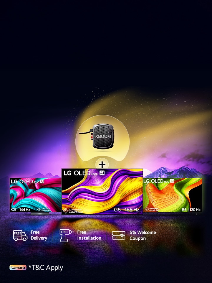 Buy an LG OLED TV and get an LG Xboom GO