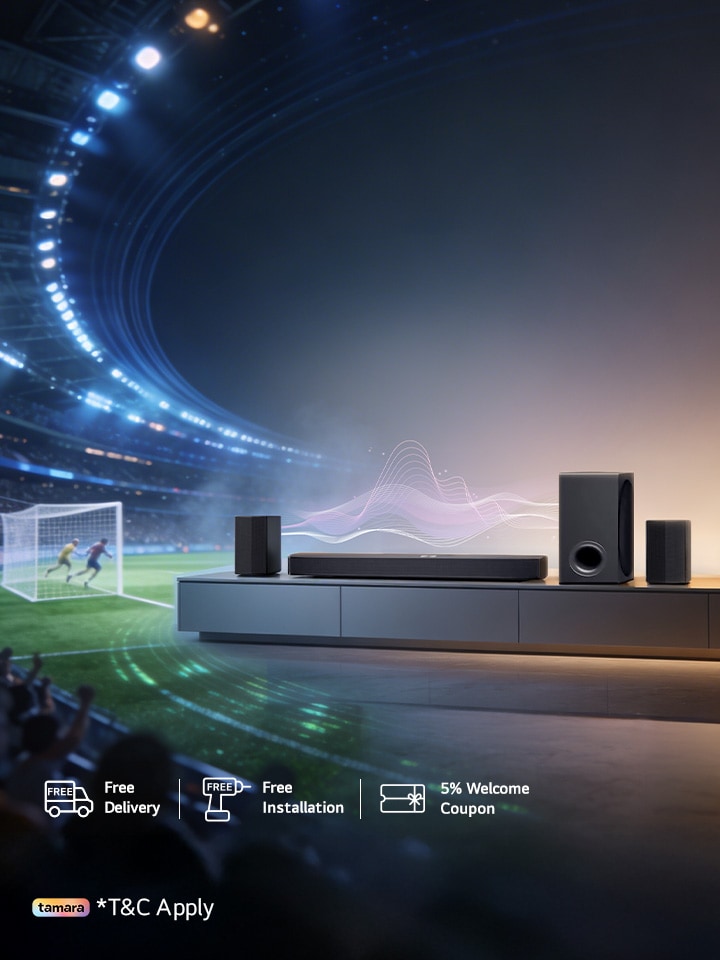 Watch every goal Hear every cheer