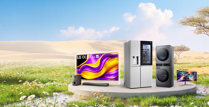 Enjoy Spring  with LG up to 50% OFF & additional Discounts 