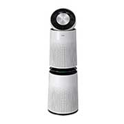 LG Air Purifier, Coverage Area 91m², 6-Step Filtration, PM 1.0 Sensor, H13 ,Clean Boost Fan,White color, AS95GDWV0