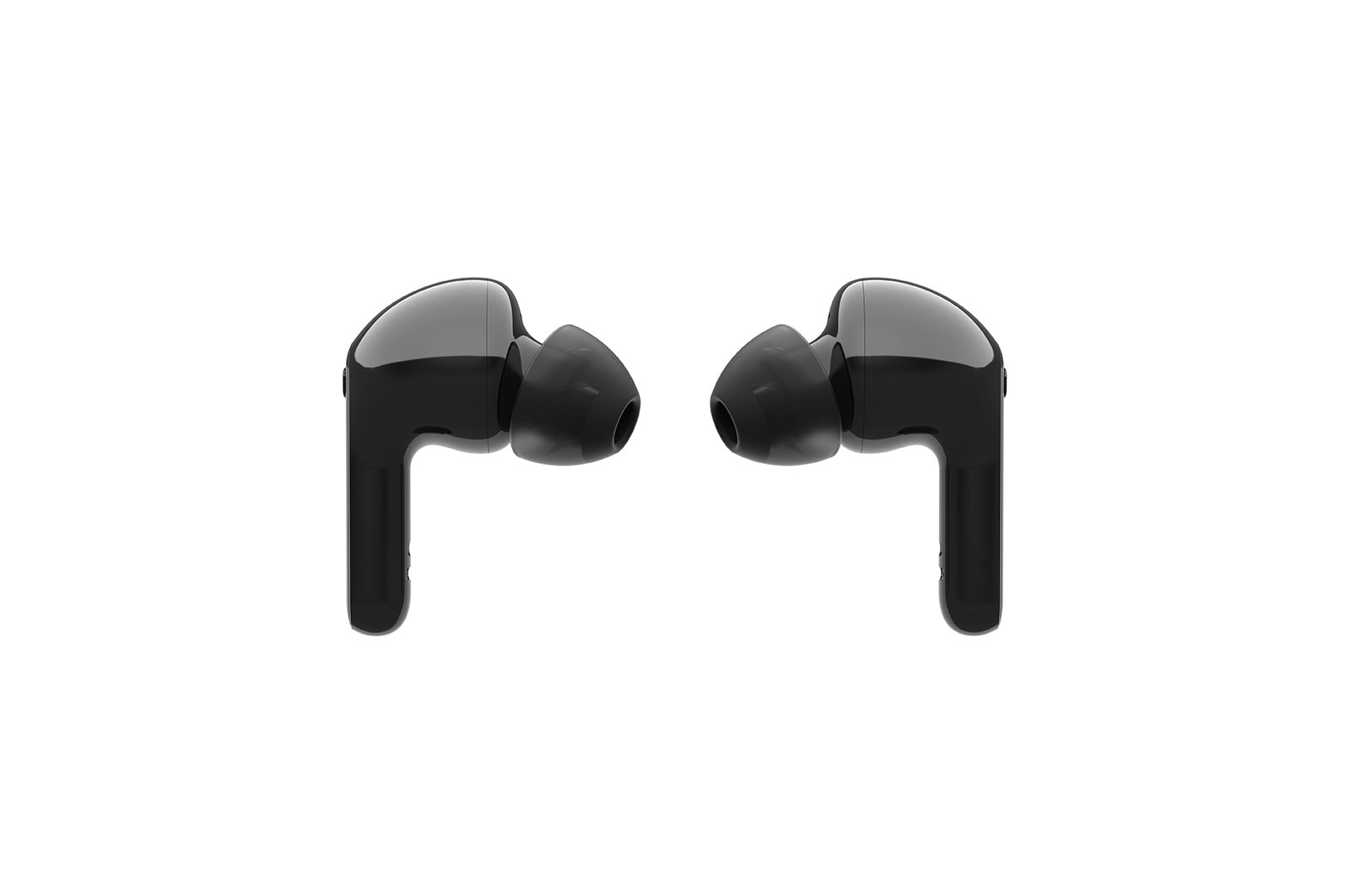 LG TONE Free FN7 True Wireless Bluetooth Earbuds with UVNano 99.9% Bacteria Free Wireless Charging Case, Wireless Headphones with Triple Microphones for Work/Home Office, IPX4 Water-Resistant, Black, Noise cancelling, HBS-FN7
