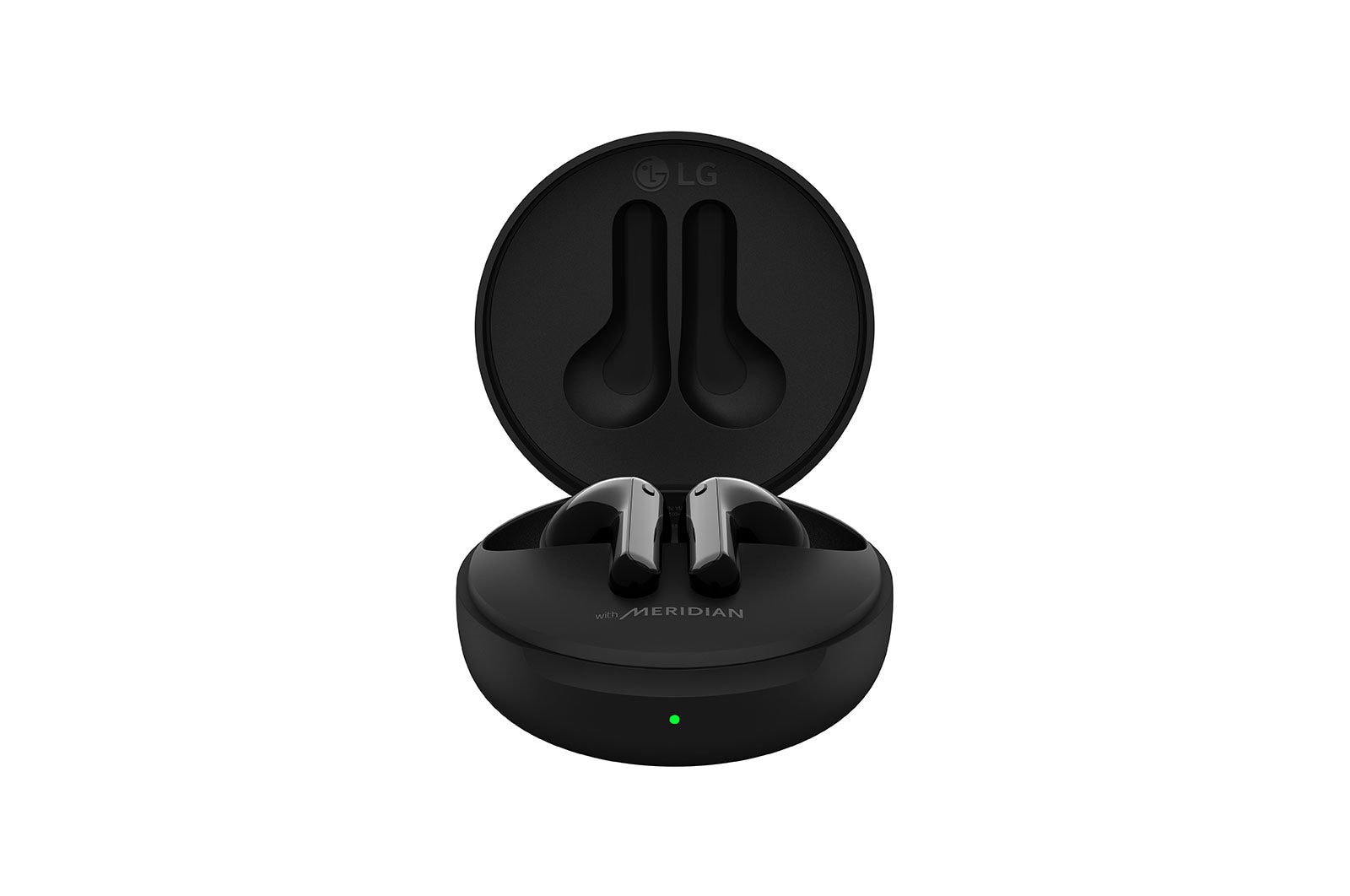 LG TONE Free FN7 True Wireless Bluetooth Earbuds with UVNano 99.9% Bacteria Free Wireless Charging Case, Wireless Headphones with Triple Microphones for Work/Home Office, IPX4 Water-Resistant, Black, Noise cancelling, HBS-FN7