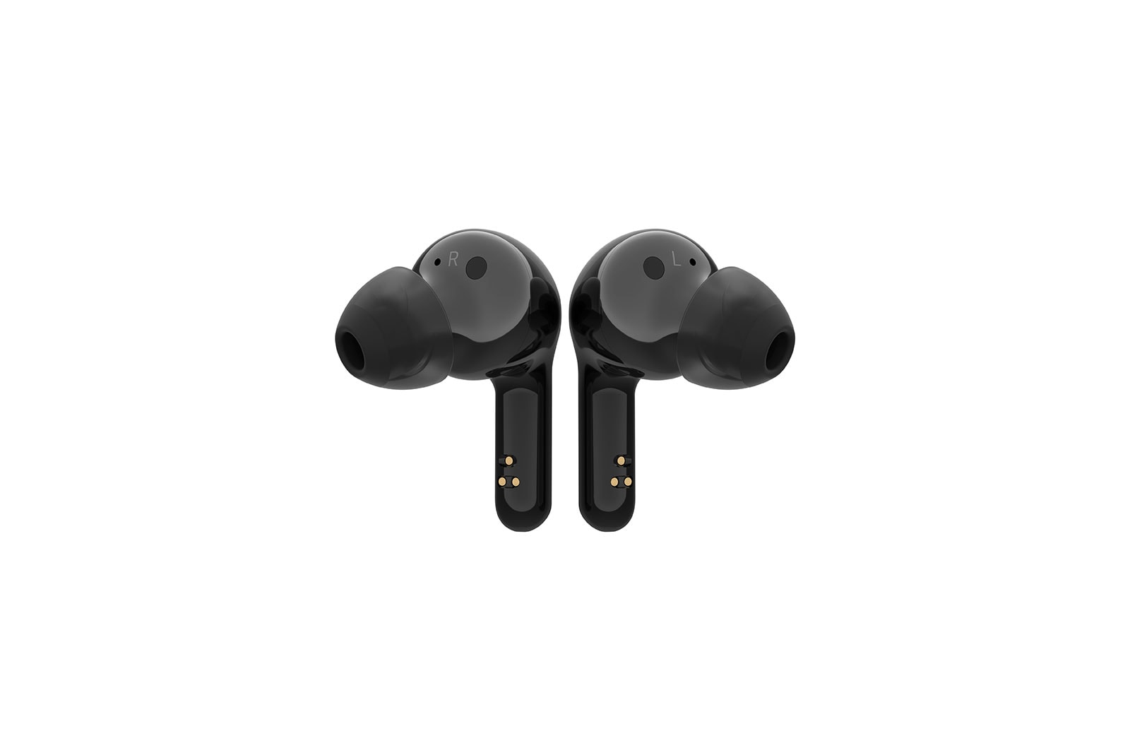 LG TONE Free FN7 True Wireless Bluetooth Earbuds with UVNano 99.9% Bacteria Free Wireless Charging Case, Wireless Headphones with Triple Microphones for Work/Home Office, IPX4 Water-Resistant, Black, Noise cancelling, HBS-FN7