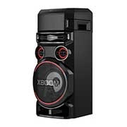 LG XBOOM RN7, Tweeter 2"x2, Mid 3"x2, Woofer 8", Super Bass Boost, Dual Bass Blast, Party Strobe, DJ App & DJ Pad, Karaoke Star & Vocal Sound control, Guitar Input, RN7
