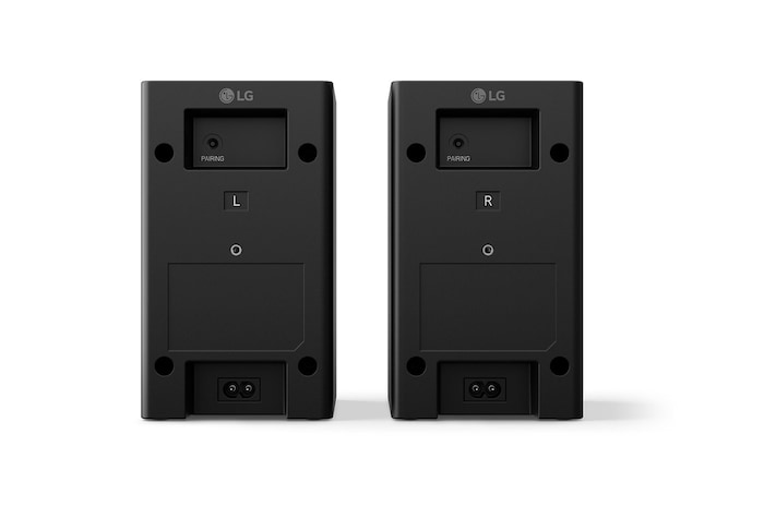 Back view of Rear Speakers