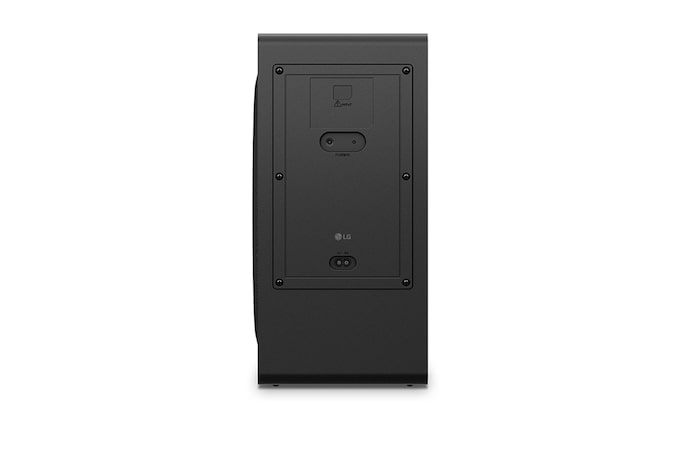 Back view of subwoofer