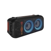 Horizontal view of the product with all lighting on.