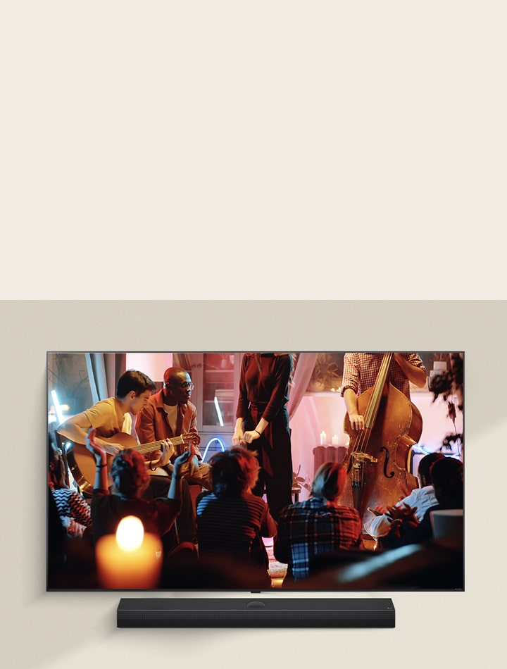 Access WOW Interface through your LG TV for clear and simple soundbar control, like changing sound modes, profiles, and accessing other handy features, even while you watch.