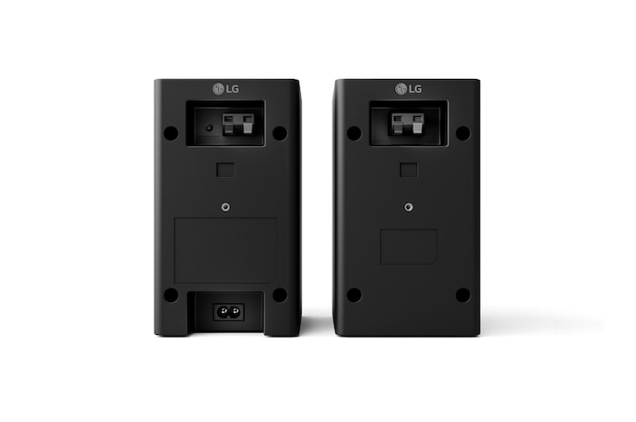 Back view of Rear Speakers