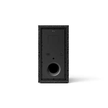 Back view of subwoofer