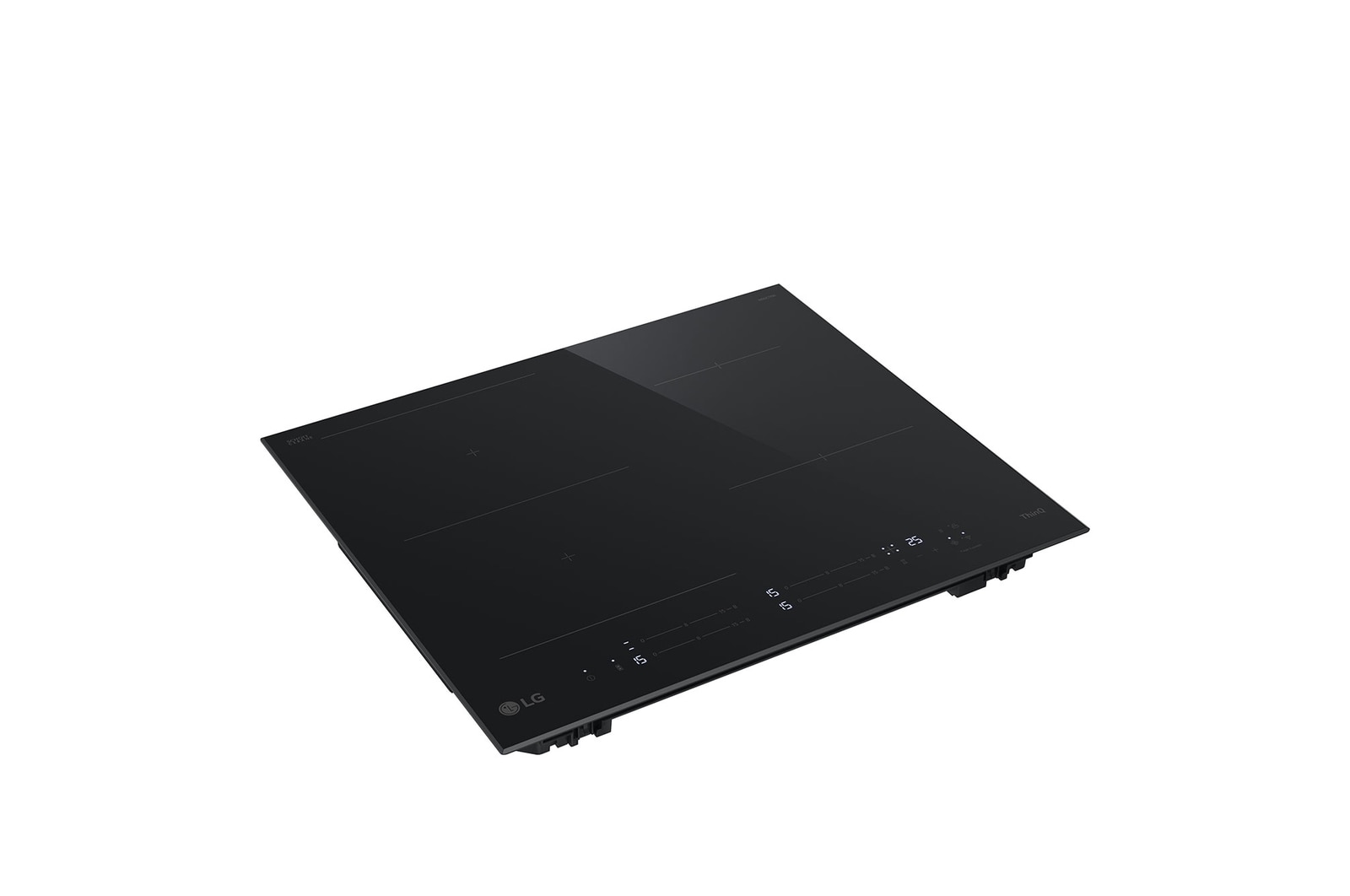 Left perspective side view of the Induction Cooktop with zoom