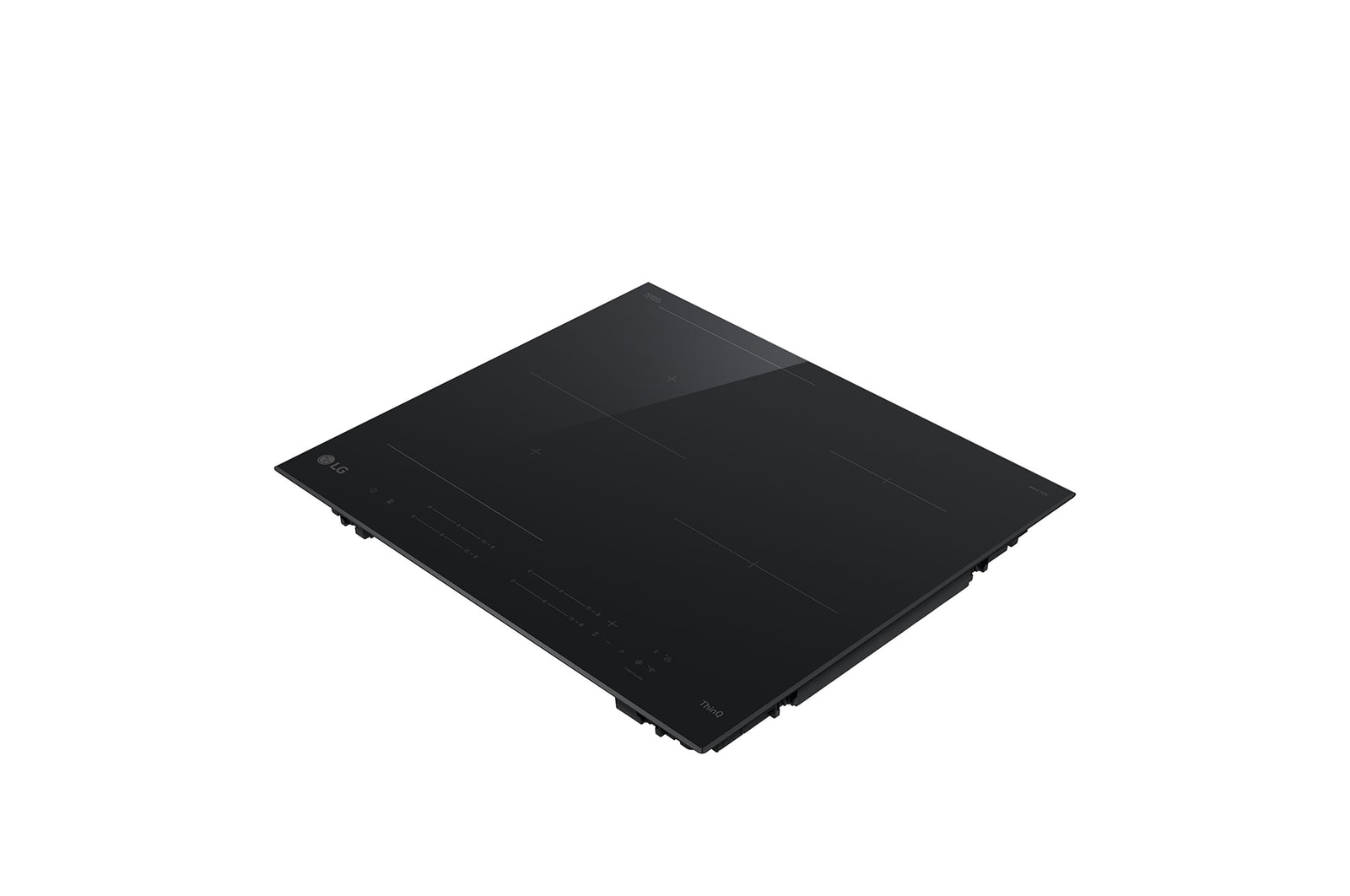 Right perspective side view of the Induction Cooktop 