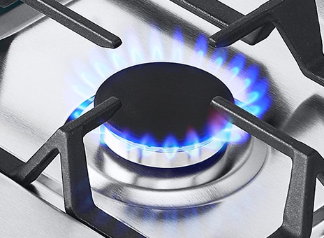 The firepower is coming out strongly from LG gas hob.