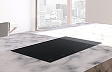Image with induction hob Installed.