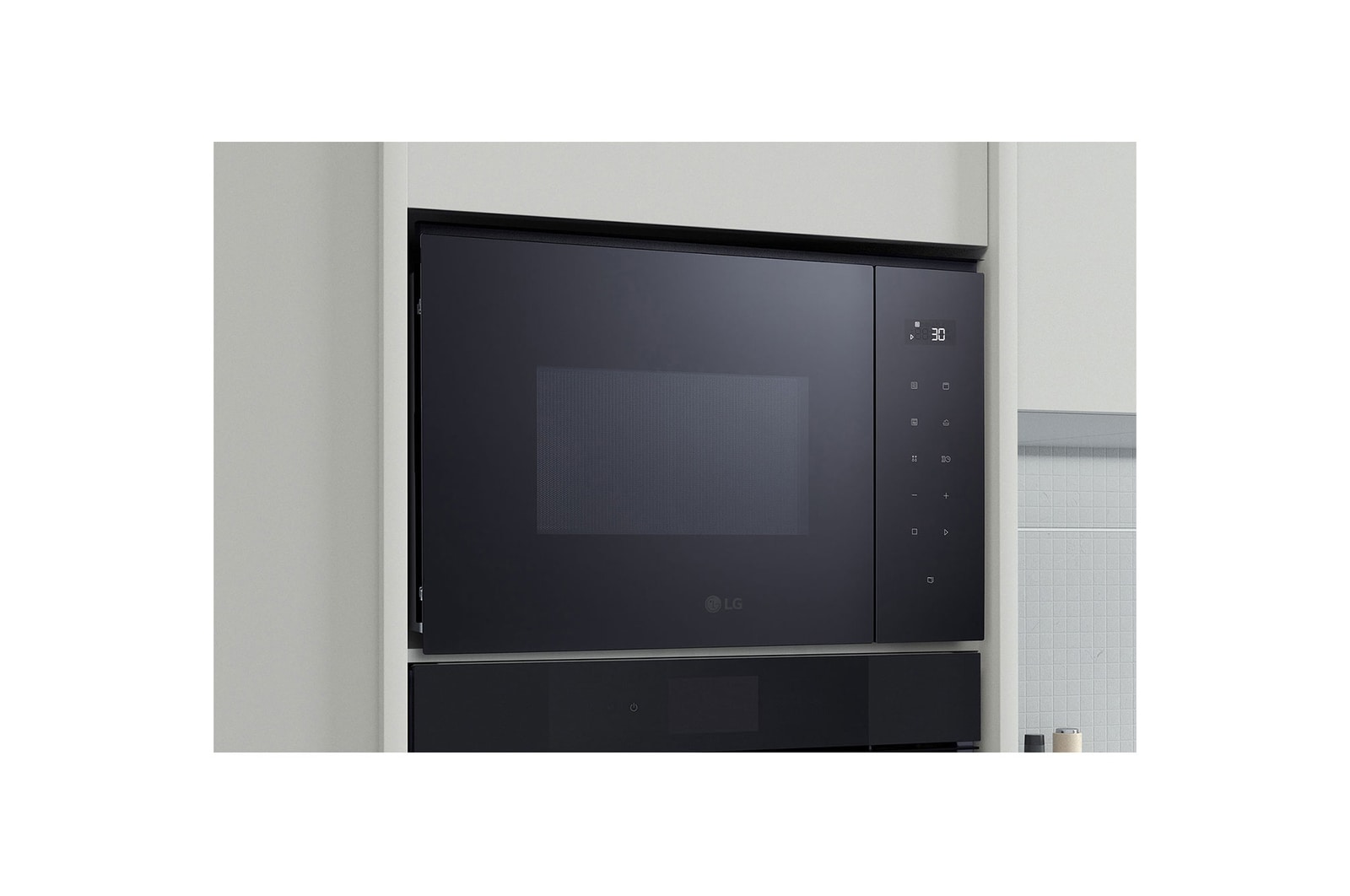 LG Built-in Microwave Oven | Touch Control| Stainless Steel |White Led Display | 8 Auto-cook Recipes |, MGBZ2593F