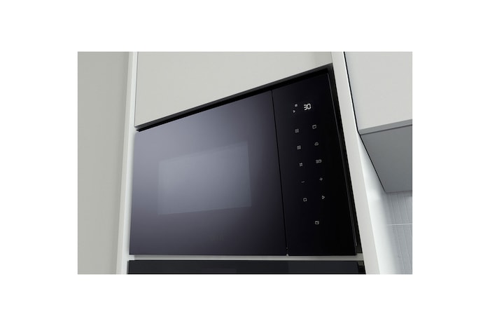 LG Built-in Microwave Oven with sleek touch control, multiple cooking functions, and stylish stainless steel finish, MGBZ2593F