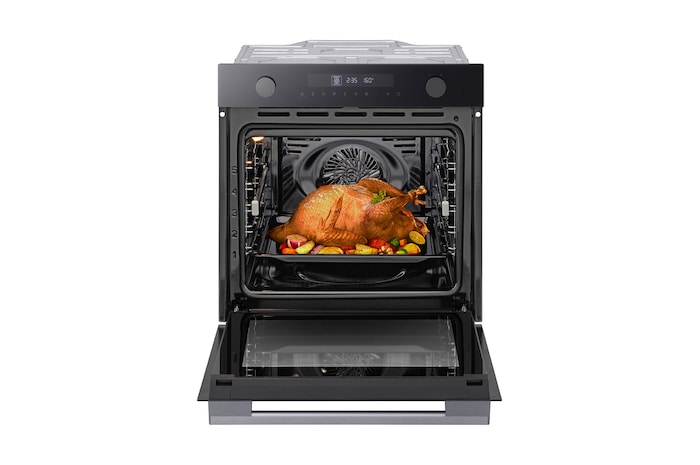 front open view with food stored