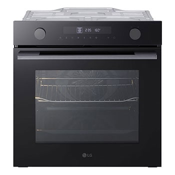Front view of 72L Electric Oven | Air Fry | Defrost | Grill | Pizza Mode | Proof | Roasting |Black Stainless Steel WS5D7210G