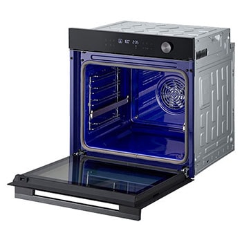 Right side view door open without food