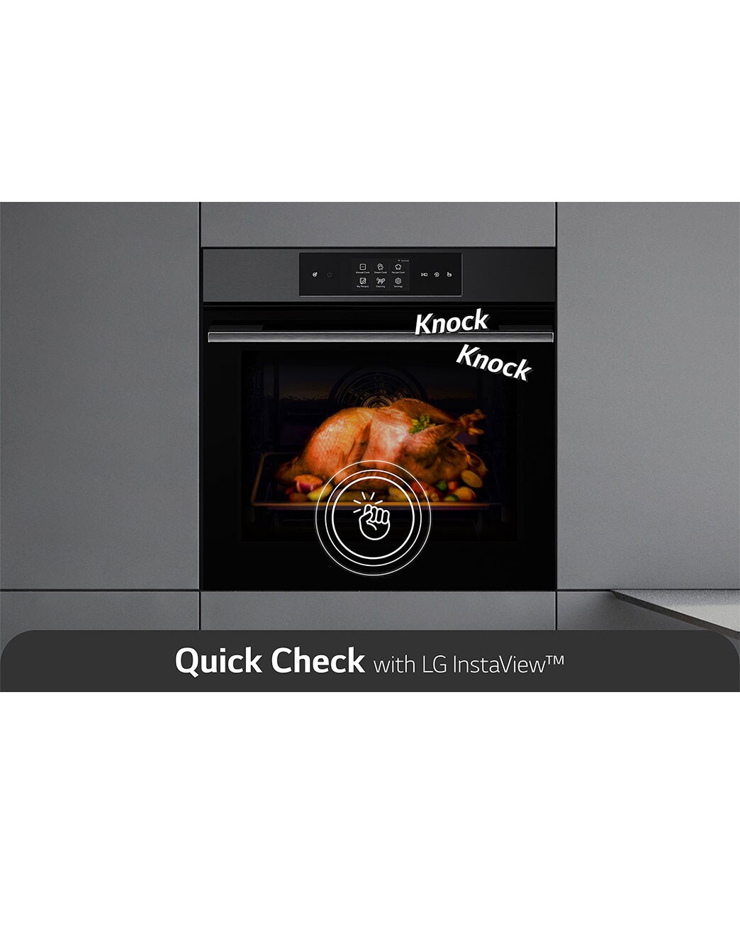 LG InstaView Oven with A++ Energy Efficiency, Air Fry & Steam SousVide