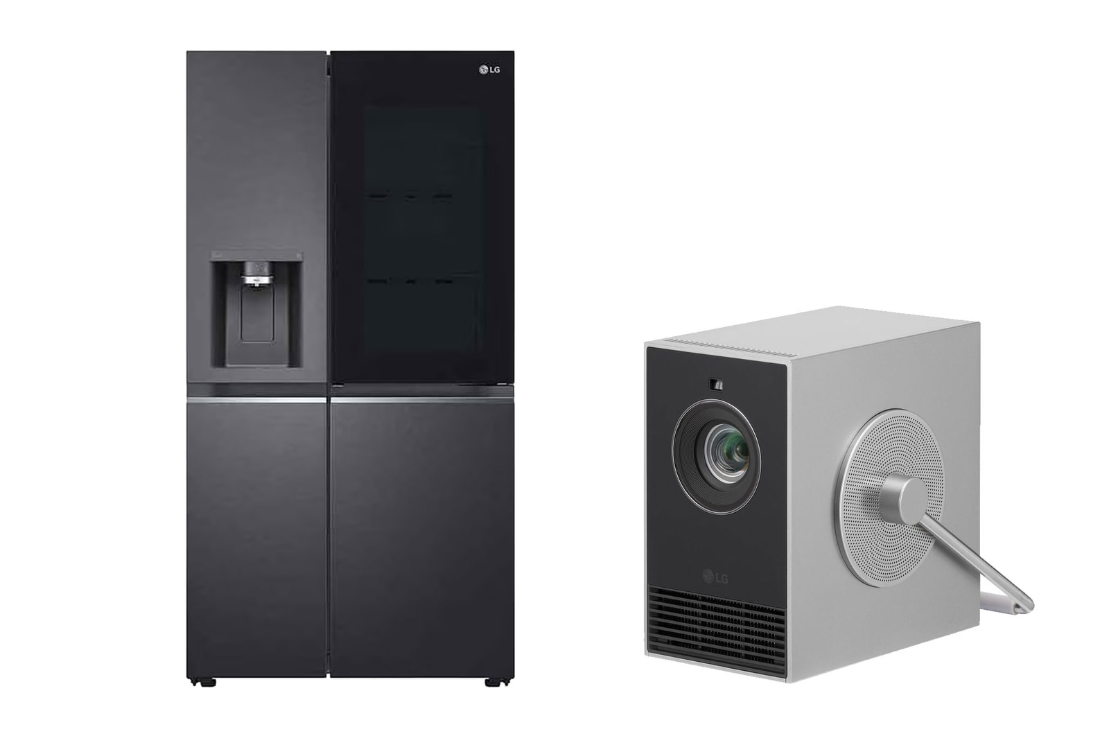 26.7 Cu.Ft, Side By Side Refrigerator, Platinum Silver Color