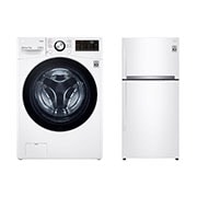 Front view of 15 KG Washing Machine with AI DD™ WF1510W.LT19HB