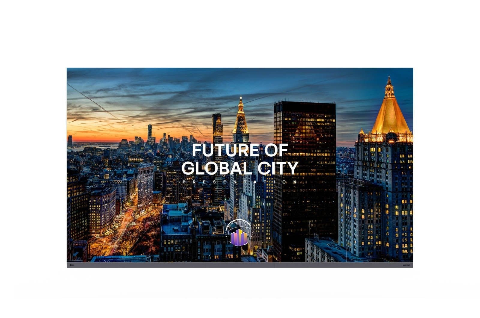 Front view of 2023 LG 136&#39;&#39; All-in-Onc Micro LED Display LAAA015-G2