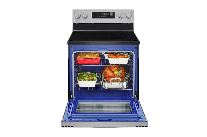 LG 6.3 cu ft. Smart Wi-Fi Enabled Electric Oven with EasyClean®, LREL6321S
