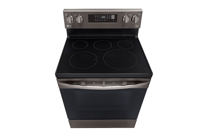 LG 6.3 cu.ft. Oven | Built-In AirFry | 5 Burner Cooktop | Smart Wi-Fi, LREL6323D