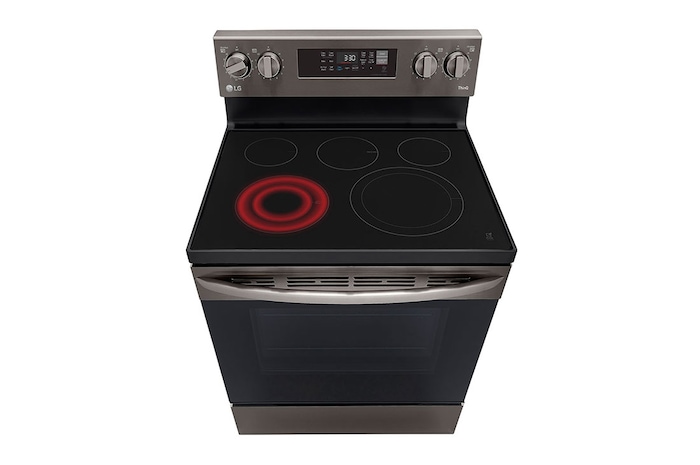 LG 6.3 cu.ft. Oven | Built-In AirFry | 5 Burner Cooktop | Smart Wi-Fi, LREL6323D